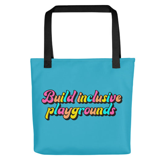 Build Inclusive Playgrounds | Blue | Tote