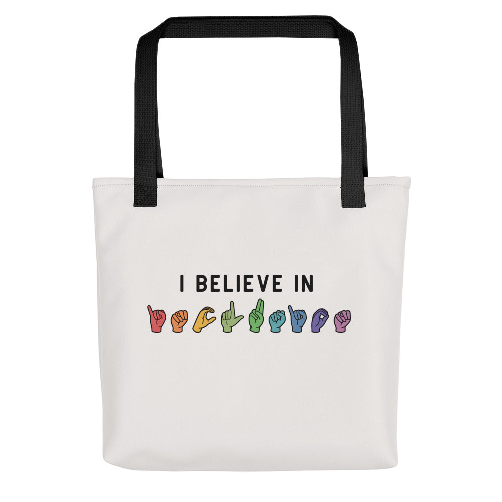 I Believe in Inclusion | Rainbow | Tote