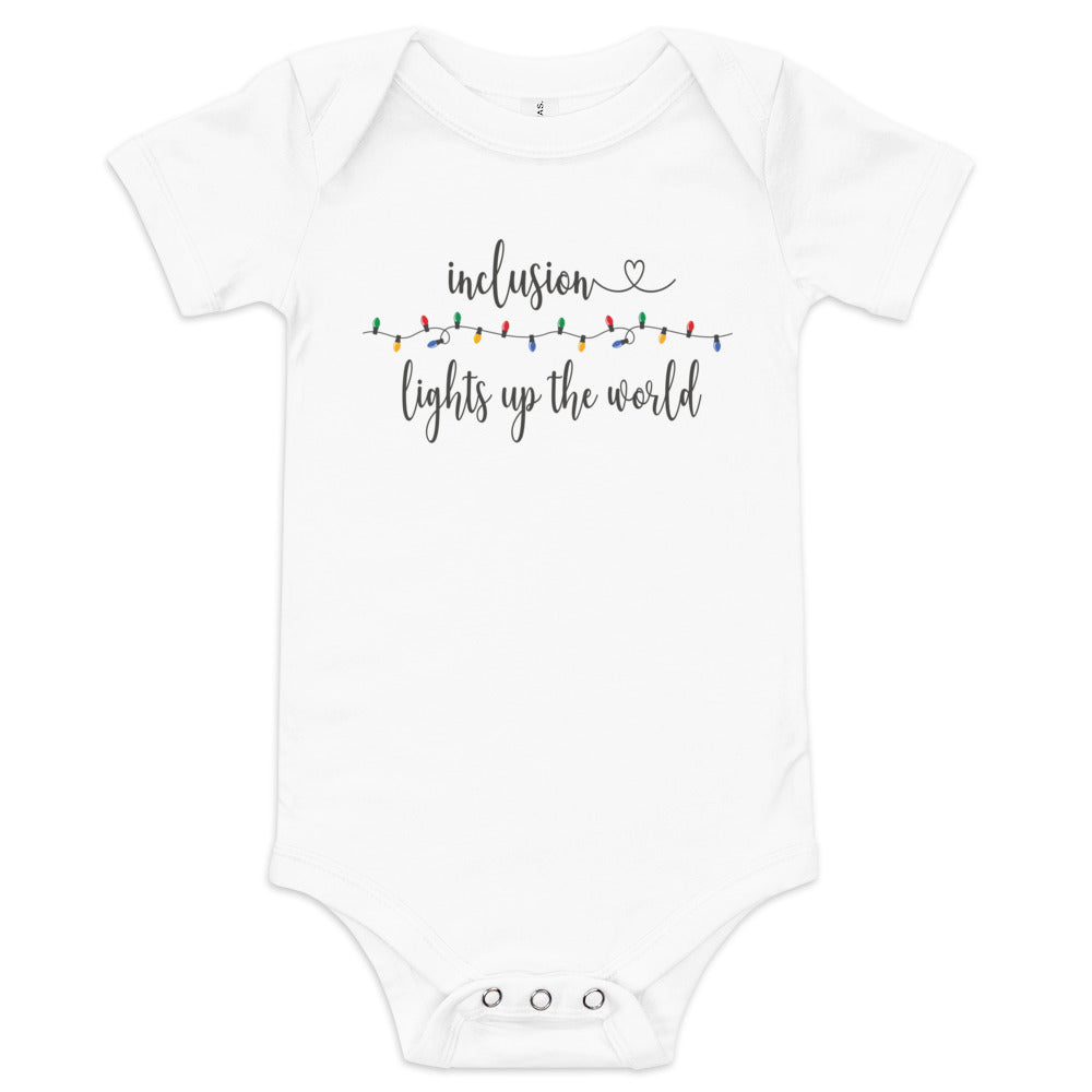 Inclusion Lights up the World | Baby Onesie