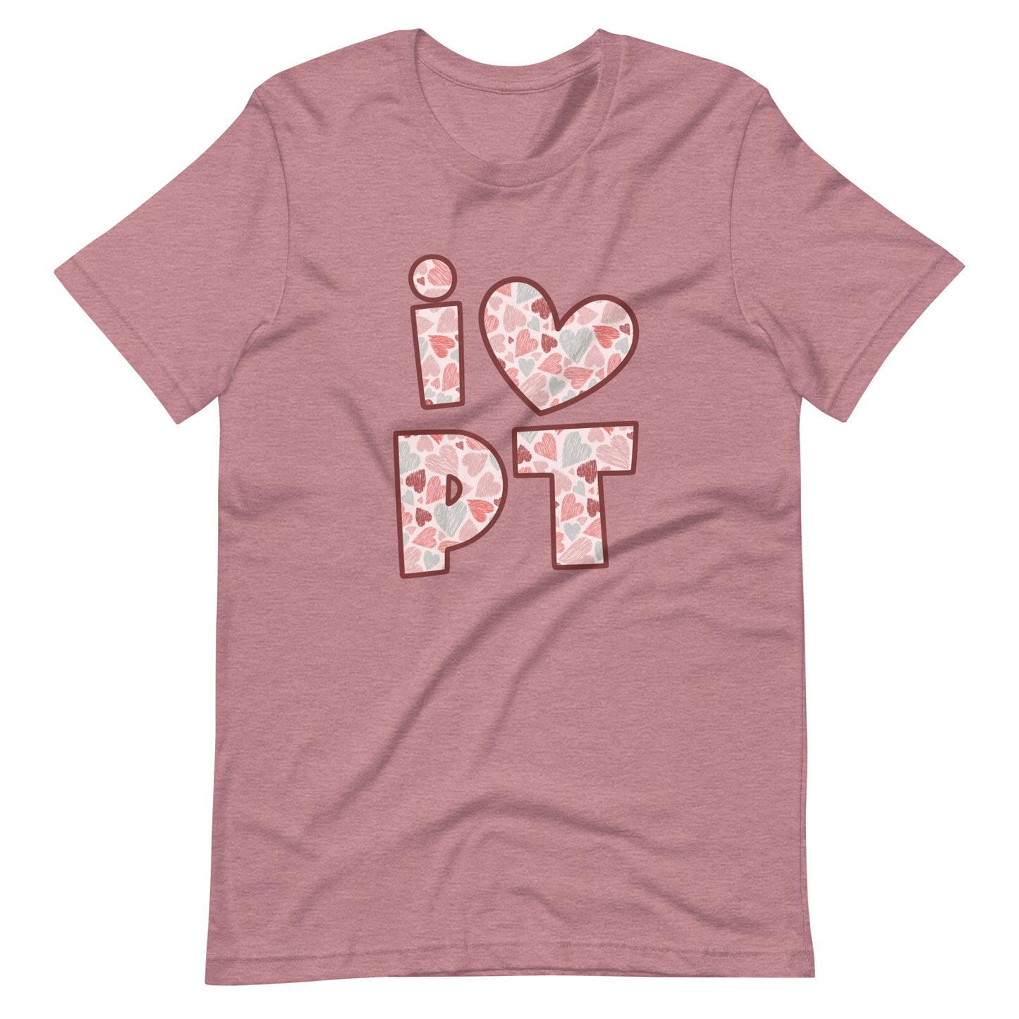 I Love PT | Hearts | Adult Tee