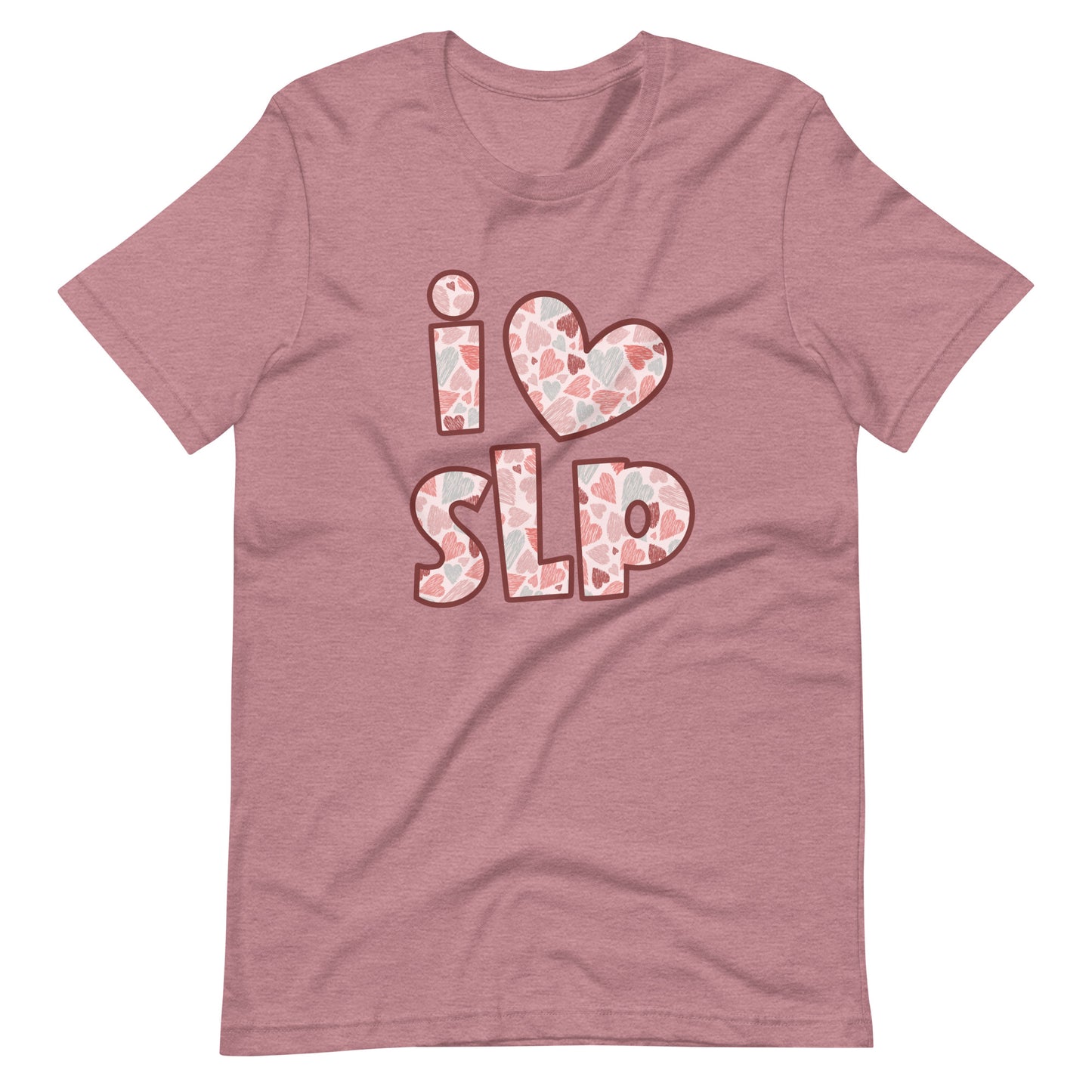 I Love SLP | Hearts | Adult Tee