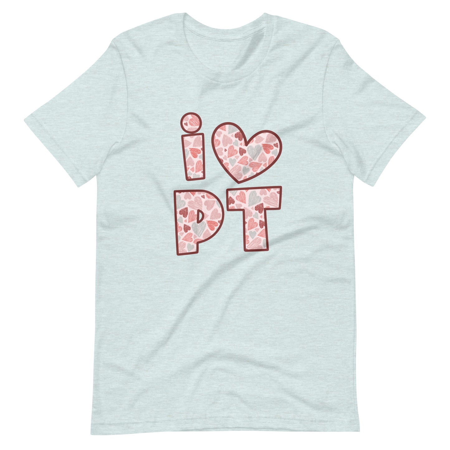 I Love PT | Hearts | Adult Tee