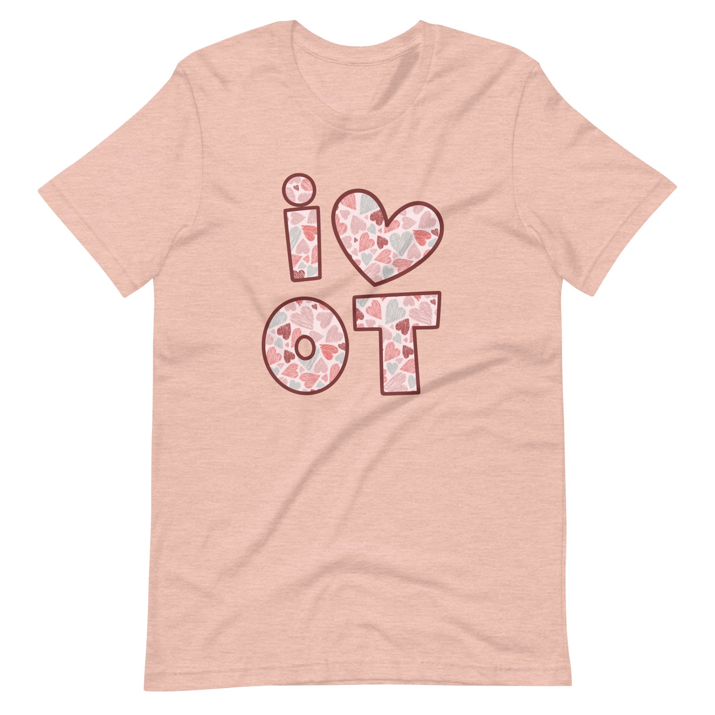 I Love OT | Hearts | Adult Tee