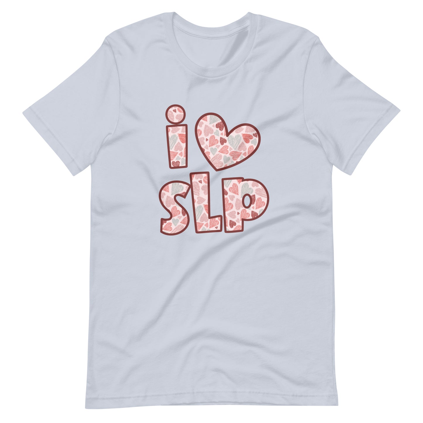 I Love SLP | Hearts | Adult Tee