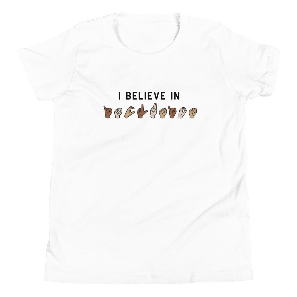 I Believe in Inclusion | Youth Short Sleeve Tee